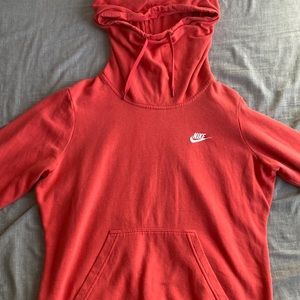 Woman’s large salmon pink nike sweatshirt
